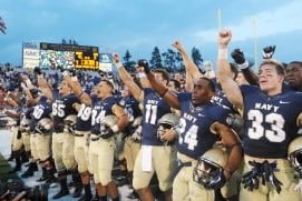 Navy Player Seriously Injured in Car Accident