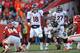 KANSAS CITY, MO - NOVEMBER 25: Quarterback Peyton Manning #18 of the Denver Broncos calls out a play against the Kansas City Chiefs during the second half on November 25, 2012 at Arrowhead Stadium in Kansas City, Missouri. Denver defeated Kansas City 17-9. (Photo by Peter Aiken/Getty Images)