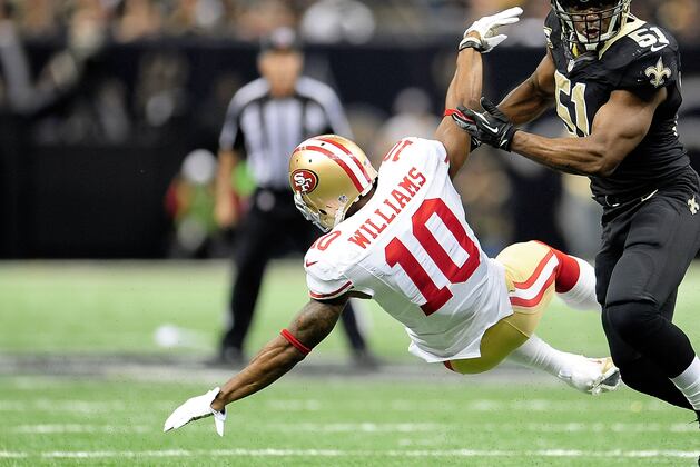 Report: 49ers Fear Kyle Williams Tore Knee Ligaments