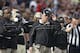 WEST LAFAYETTE, IN - NOVEMBER 12: Purdue Boilermakers head coach Danny Hope (right) and defensive coordinator Gary Emanuel looks on against the Ohio State Buckeyes at Ross-Ade Stadium on November 12, 2011 in West Lafayette, Indiana. Purdue defeated Ohio State 26-23 in overtime. (Photo by Joe Robbins/Getty Images)