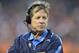 Nov 18 2012; Denver, CO, USA; San Diego Chargers head coach Norv Turner on his sidelines during the third quarter of the game against the Denver Broncos at Sports Authority Field. The Broncos defeated the Chargers 30-23. Mandatory Credit: Ron Chenoy-US PRESSWIRE