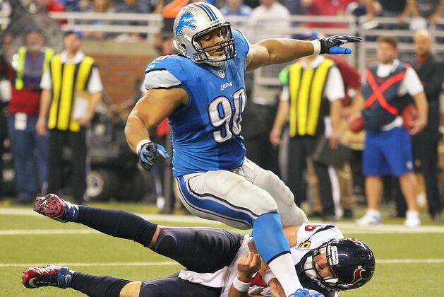 No Suspension for Suh for Kicking Schaub