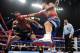 LAS VEGAS, NV - NOVEMBER 12: (R-L) Manny Pacquiao throws a right to the head of Juan Manuel Marquez during the WBO world welterweight title fight at the MGM Grand Garden Arena on November 12, 2011 in Las Vegas, Nevada. (Photo by Harry How/Getty Images)