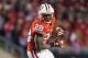 Nov 17, 2012; Madison, WI, USA; Wisconsin Badgers running back Montee Ball (28) during the game against the Ohio State Buckeyes at Camp Randall Stadium. Ohio State defeated Wisconsin 21-14 in overtime. Mandatory Credit: Jeff Hanisch-US PRESSWIRE