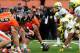 CORVALLIS, OR - NOVEMBER 24: The Oregon State Beavers and the Oregon Ducks line up in the first quarter of the game on November 24, 2012 at Reser Stadium in Corvallis, Oregon. (Photo by Steve Dykes/Getty Images)