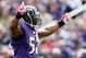 BALTIMORE, MD - OCTOBER 14: Liinebacker Ray Lewis #52 of the Baltimore Ravens motions to the crowd during the first half against the Dallas Cowboys at M&T Bank Stadium on October 14, 2012 in Baltimore, Maryland. (Photo by Rob Carr/Getty Images)