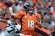 Broncos QB Peyton Manning (3,260 yards passing, 26 TD) has robust home averages of 309 yards passing and 2.6 touchdowns this season. (US PRESSWIRE)