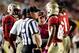 TALLAHASSEE, FL - OCTOBER 13: Jimbo Fisher, head coach of the Florida State Seminoles speaks with his players during a time out against the Boston College Eagle during a game at Doak Campbell Stadium on October 13, 2012 in Tallahassee, Florida. (Photo by Stacy Revere/Getty Images)