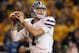 WACO, TX - NOVEMBER 17: Collin Klein #7 of the Kansas State Wildcats throws the ball against the Baylor Bears at Floyd Casey Stadium on November 17, 2012 in Waco, Texas. (Photo by Ronald Martinez/Getty Images)