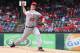 ARLINGTON, TX - SEPTEMBER 30: Zack Greinke #23 of the Los Angeles Angels of Anaheim pitches in game one of the double header against the Texas Rangers at Rangers Ballpark in Arlington on September 30, 2012 in Arlington, Texas. (Photo by Rick Yeatts/Getty Images)