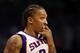 PHOENIX, AZ - NOVEMBER 21: Michael Beasley #0 of the Phoenix Suns during the NBA game against the Portland Trail Blazers at US Airways Center on November 21, 2012 in Phoenix, Arizona. The Suns defeated the Trail Blazers 114-87. NOTE TO USER: User expressly acknowledges and agrees that, by downloading and or using this photograph, User is consenting to the terms and conditions of the Getty Images License Agreement. (Photo by Christian Petersen/Getty Images)