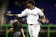 MIAMI, FL - OCTOBER 01: Jose Reyes #7 of the Miami Marlins reacts against the New York Mets at Marlins Park on October 1, 2012 in Miami, Florida. (Photo by Marc Serota/Getty Images)