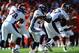 November 25, 2012; Kansas City, MO, USA; Denver Broncos running back Knowshon Moreno (27) runs the ball in the first half of the game against the Kansas City Chiefs at Arrowhead Stadium. Mandatory Credit: Denny Medley-US PRESSWIRE