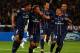 PARIS, FRANCE - SEPTEMBER 18: Thiago Silva (#2) of Paris Saint-Germain celebrates scoring the second goal of the game with team mates during the UEFA Champions League match between Paris Saint-Germain FC and FC Dynamo Kiev at Parc des Princes on September 18, 2012 in Paris, France. (Photo by Dean Mouhtaropoulos/Getty Images)