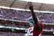 TUSCALOOSA, AL - NOVEMBER 24: Eddie Lacy #42 of the Alabama Crimson Tide reacts after scoring a touchdown against the Auburn Tigers at Bryant-Denny Stadium on November 24, 2012 in Tuscaloosa, Alabama. (Photo by Kevin C. Cox/Getty Images)