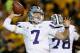 WACO, TX - NOVEMBER 17: Collin Klein #7 of the Kansas State Wildcats throws the ball against the Baylor Bears at Floyd Casey Stadium on November 17, 2012 in Waco, Texas. (Photo by Ronald Martinez/Getty Images)