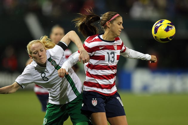 Alex Morgan Helps U.S. Women Beat Ireland 5-0