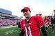 ATHENS, GA - NOVEMBER 17: Aaron Murray #11 of the Georgia Bulldogs celebrates after the game against the Georgia Southern Eagles at Sanford Stadium on November 17, 2012 in Athens, Georgia. (Photo by Scott Cunningham/Getty Images)