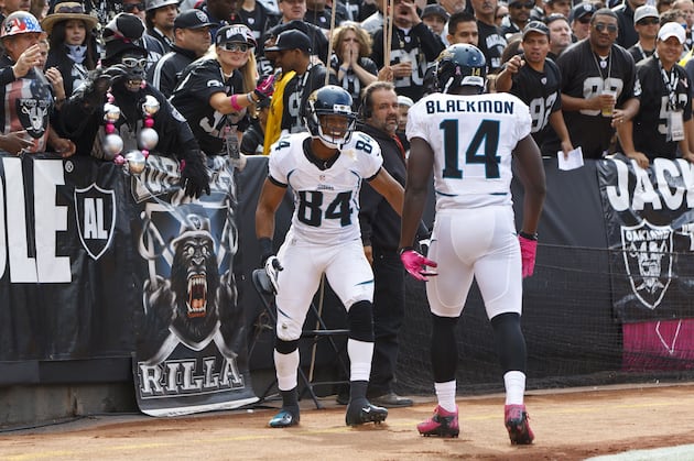 Blackmon, Shorts Sit out Jaguars Practice