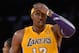 Nov 24, 2012; Dallas, TX, USA; Los Angeles Lakers center Dwight Howard (12) shoots from the foul line during the game against the Dallas Mavericks at the American Airlines Center. The Lakers defeated the Mavericks 115-89. Mandatory Credit: Jerome Miron-US PRESSWIRE