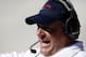 November 10, 2012; Tucson, AZ, USA; Arizona Wildcats head coach Rich Rodriguez reacts against the Colorado Buffaloes during the second half at Arizona Stadium. Mandatory Credit: Rick Scuteri-US PRESSWIRE