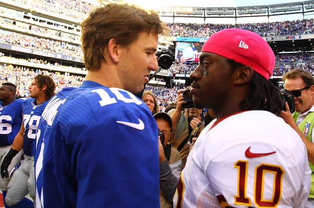 Giants Hope Familiarity with RGIII Provides Edge