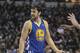 November 05, 2012; Sacramento, CA, USA; Golden State Warriors center Andrew Bogut (12) reacts to a call during the third quarter against the Sacramento Kings at Sleep Train Arena. The Sacramento Kings defeated the Golden State Warriors 94-92. Mandatory Credit: Kelley L Cox-US PRESSWIRE