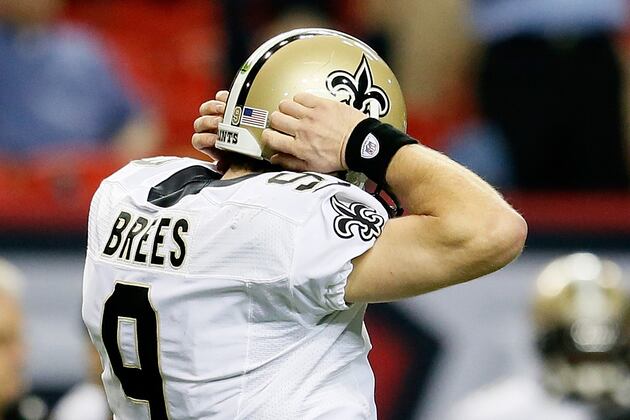 Falcons Snap Brees' TD Streak at 54