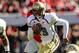 November 24, 2012; Athens, GA, USA; Georgia Tech Yellow Jackets quarterback Tevin Washington (13) runs the ball in the first half against the Georgia Bulldogs at Sanford Stadium. Mandatory Credit: Daniel Shirey-US PRESSWIRE