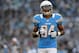 Nov 25, 2012; San Diego, CA, USA; San Diego Chargers wide receiver Danario Alexander (84) splits out wide during the fourth quarter against the Baltimore Ravens at Qualcomm Stadium. Mandatory Credit: Jake Roth-US PRESSWIRE