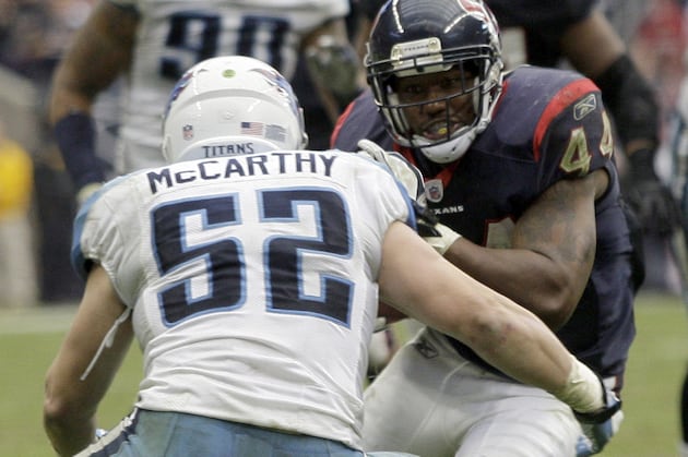 Colin McCarthy Ruled out vs. Texans