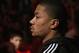 CHICAGO, IL - MAY 01: Derrick Rose #1 of the Chicago Bulls, injured in game one against the Philadelphia 76ers, stands in front of the Bulls bench during player introductions before Game Two of the Eastern Conference Quarterfinals during the 2012 NBA Playoffs at the United Center on May 1, 2012 in Chicago, Illinois. NOTE TO USER: User expressly acknowledges and agrees that, by downloading and or using this photograph, User is consenting to the terms and conditions of the Getty Images License Agreement. (Photo by Jonathan Daniel/Getty Images)