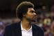 Nov 16, 2012; Philadelphia, PA, USA; Philadelphia 76ers center Andrew Bynum (33) during the third quarter against the Utah Jazz at the Wachovia Center. The Sixers defeated the Jazz 99-93. Mandatory Credit: Howard Smith-US PRESSWIRE