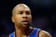 MIAMI, FL - JUNE 21: Derek Fisher #37 of the Oklahoma City Thunder looks on in the first half against the Miami Heat in Game Five of the 2012 NBA Finals on June 21, 2012 at American Airlines Arena in Miami, Florida. NOTE TO USER: User expressly acknowledges and agrees that, by downloading and or using this photograph, User is consenting to the terms and conditions of the Getty Images License Agreement. (Photo by Ronald Martinez/Getty Images)
