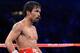 LAS VEGAS, NV - JUNE 09: Manny Pacquiao stands in the ring during his fight against Timothy Bradley at MGM Grand Garden Arena on June 9, 2012 in Las Vegas, Nevada. (Photo by Kevork Djansezian/Getty Images)