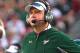 MIAMI GARDENS, FL - NOVEMBER 17: Head coach Skip Holtz of the South Florida Bulls looks on during second quarter action against the Miami Hurricanes on November 17, 2012 at Sun Life Stadium in Miami Gardens, Florida. The Hurricanes defeated the Bulls 40-9. (Photo by Joel Auerbach/Getty Images)