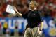 ATLANTA, GA - DECEMBER 01: Head coach Mark Richt of the Georgia Bulldogs motions from the sidelines against the Alabama Crimson Tide during the second quarter of the SEC Championship Game at the Georgia Dome on December 1, 2012 in Atlanta, Georgia. (Photo by Kevin C. Cox/Getty Images)