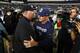 PHILADELPHIA, PA - NOVEMBER 11: Head coach Andy Reid of the Philadelphia Eagles hugs head coach Jason Garrett of the Dallas Cowboys after their game at Lincoln Financial Field on November 11, 2012 in Philadelphia, Pennsylvania. (Photo by Rich Schultz/Getty Images)