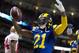 ST. LOUIS, MO - DECEMBER 02: Cornerback Janoris Jenkins #21 of the St. Louis Rams celebrates in the end zone after recovering a fumble for a touchdown during the game against the San Francisco 49ers at the Edward Jones Dome on December 02, 2012 in St. Louis, Missouri. The Rams beat the 49ers 16-13 in overtime. (Photo by David Welker/Getty Images)