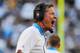 December 2, 2012; San Diego, CA, USA; San Diego Chargers head coach Norv Turner disagrees with a call during the first half against the Cincinnati Bengals at Qualcomm Stadium. Mandatory Credit: Christopher Hanewinckel-US PRESSWIRE