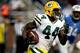 DETROIT, MI - NOVEMBER 18: James Starks #44 of the Green Bay Packers carries the ball against the Detroit Lions at Ford Field on November 18, 2012 in Detroit, Michigan. (Photo by Matthew Stockman/Getty Images)