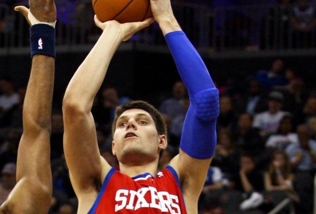 Newly acquired Nikola Vucevic is the Dwight replacement.