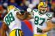 Jordy Nelson left Sunday's win in the first quarter with a hamstring injury.