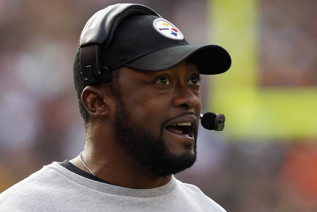 John Harbaugh, Mike Tomlin Share Awkward Handshake After Steelers Beat Ravens