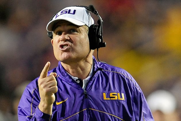 LSU Coach Les Miles Is Happy to Be 'Wanted' by the Chick-Fil-A Bowl