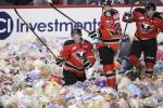 Watch 21,453 Stuffed Animals Thrown onto a Hockey Rink