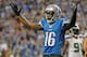 DETROIT, MI - OCTOBER 28: Titus Young #16 reacts to a late fourth quarter call during the game against the Seattle Seahwaks at Ford Field on October 28, 2012 in Detroit, Michigan. The Lions defeated the Seahwaks 28-24. (Photo by Leon Halip/Getty Images)