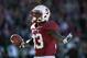 Nov 10, 2012; Palo Alto, CA, USA; Stanford Cardinal running back Stepfan Taylor (33) reacts after scoring on a 40 yard touchdown against the Oregon State Beavers during the third quarter at Stanford Stadium. Mandatory Credit: Ed Szczepanski-USA TODAY Sports