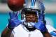 JACKSONVILLE, FL - NOVEMBER 04: Wide receiver Mike Thomas #19 of the Detroit Lions warms up for play against the Jacksonville Jaguars November 4, 2012 at EverBank Field in Jacksonville, Florida. (Photo by Al Messerschmidt/Getty Images)
