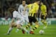 MADRID, SPAIN - NOVEMBER 06: Robert Lewandowski (R) of Borussia Dortmund controls the ball besides Luka Modric of Real Madrid during the UEFA Champions League group D match between Real Madrid and Borussia Dortmund at Estadio Santiago Bernabeu on November 6, 2012 in Madrid, Spain. (Photo by Jasper Juinen/Getty Images)